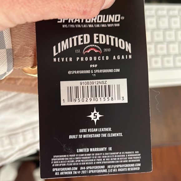 SPRAYGROUND 👛ROSÉ ALL DAY LÁ PALAĨS 👑 SAVVY CROSSBODY ~~~LIMITED EDITION~~~ - Picture 9 of 9